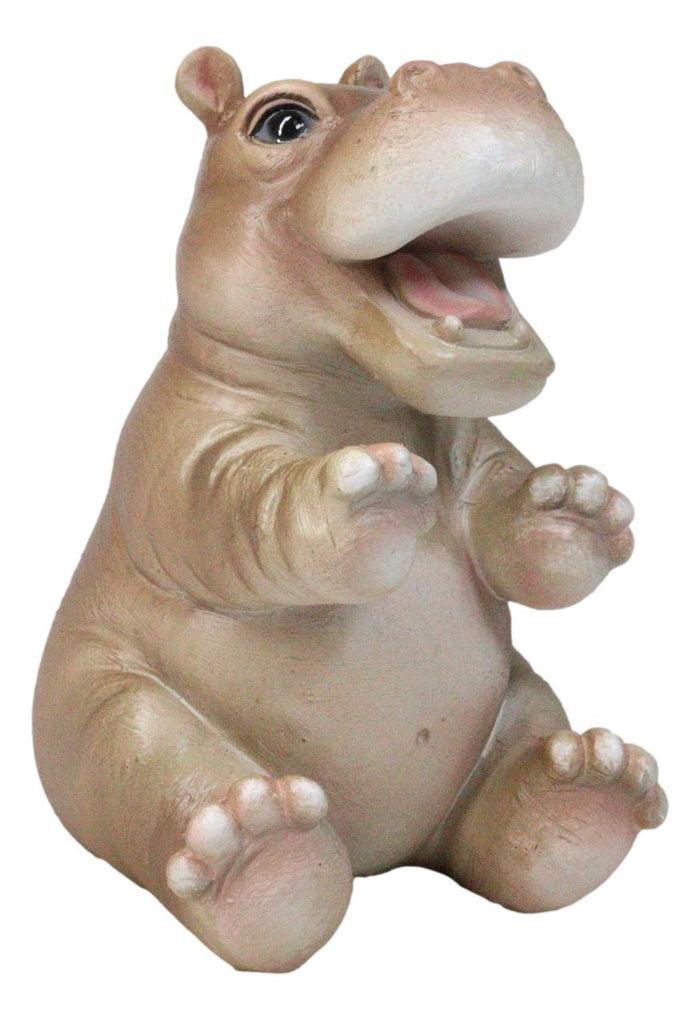 Adorable Sub Saharan African River Common Hippopotamus Calf Figurine 4.75"H Adorable Sub Saharan African River Common Hippopotamus Calf Figurine 4.75"H