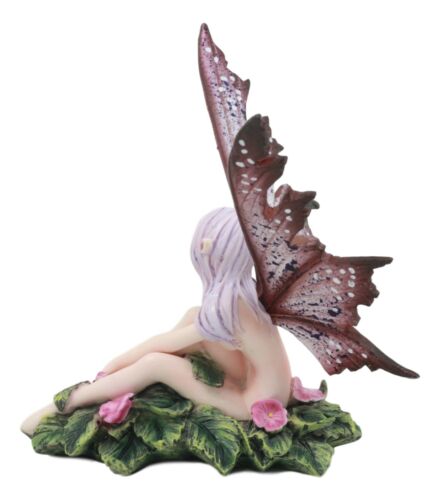 Amy Brown Whimsical "Anemone" Pink Flower Garden Fairy Figurine Fae Magic Statue