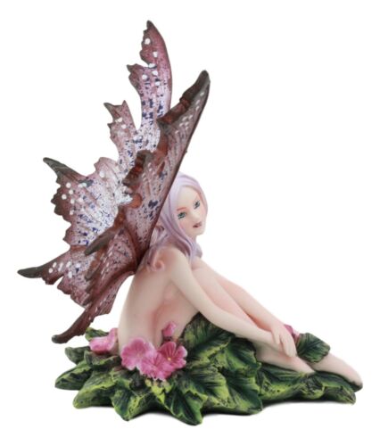 Amy Brown Whimsical "Anemone" Pink Flower Garden Fairy Figurine Fae Magic Statue