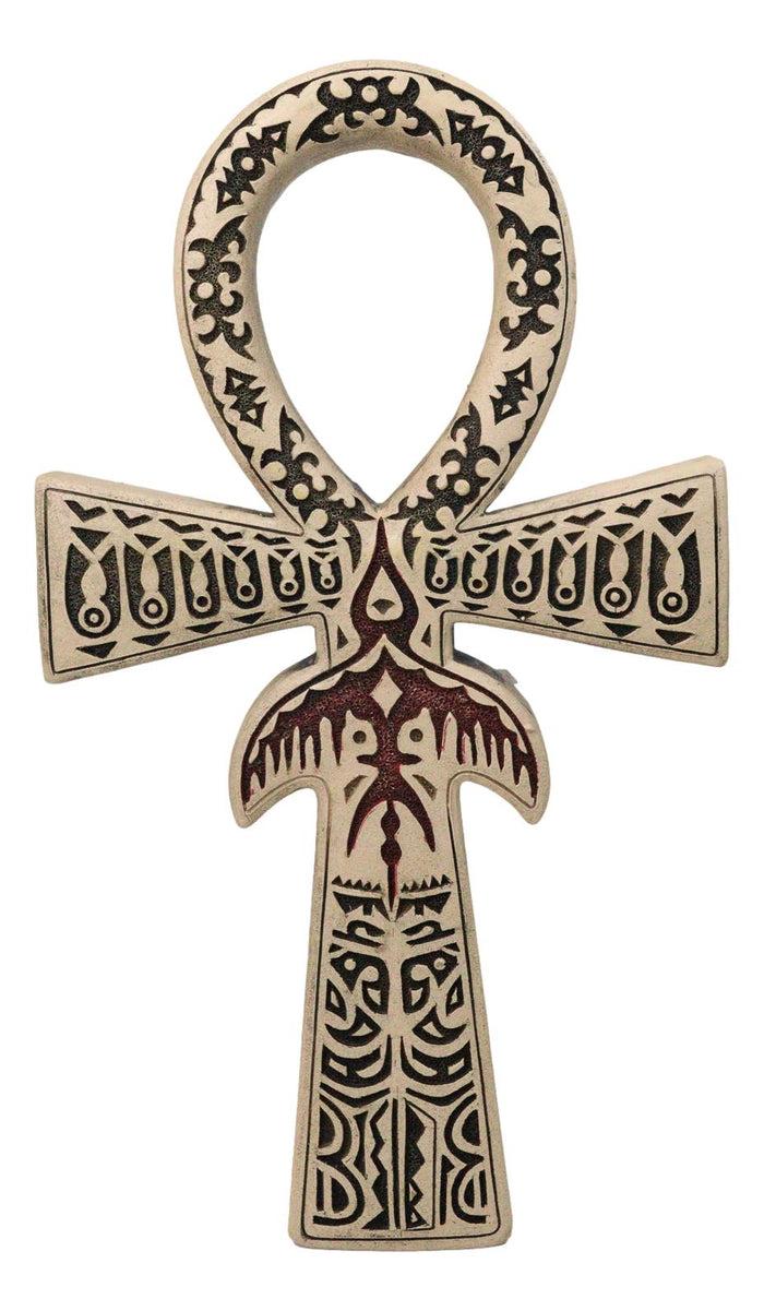 Ancient Egyptian Crux Ansata Ankh Key Horus Hieroglyphs Wall Decor Sculpture Ancient Egyptian Crux Ansata Ankh Key Horus Hieroglyphs Wall Decor Sculpture