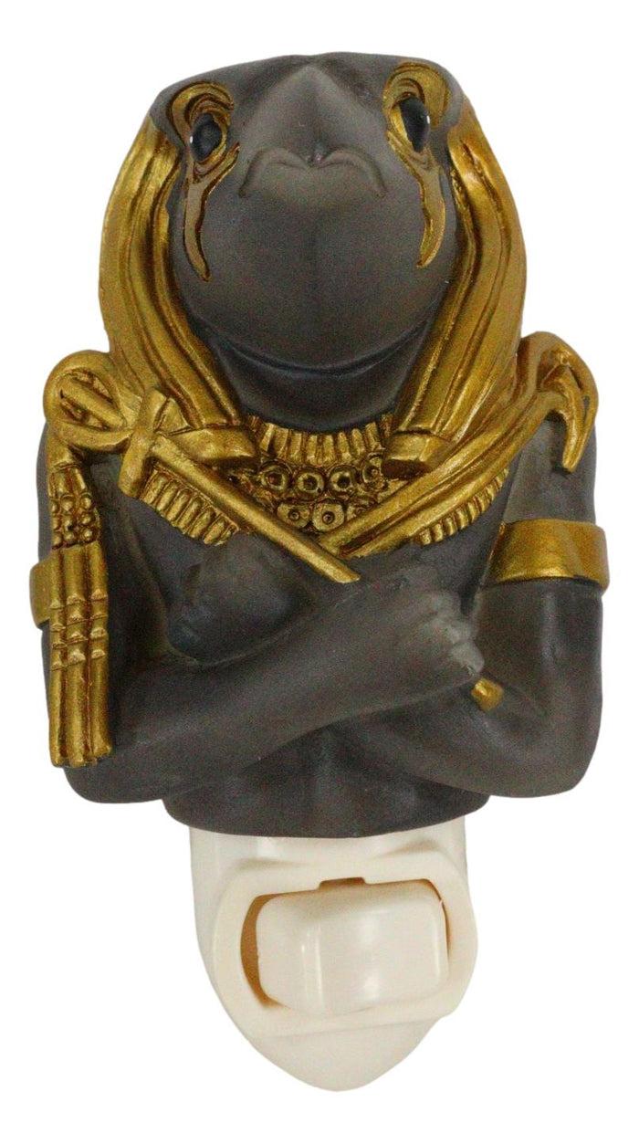 Ancient Egyptian God Of The Sky And War Horus Wall Plug In LED Night Light Decor