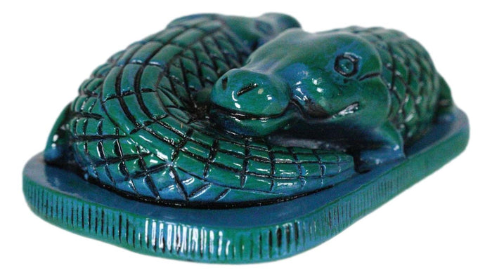 Ancient Egyptian Gods Of The Nile Sobek Crocodiles Token Amulet Symbol Figurine