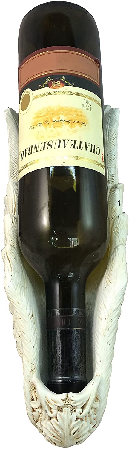 Angelic Flight Heavenly Wings Purity Cherubs Wine Bottle Holder Figurine
