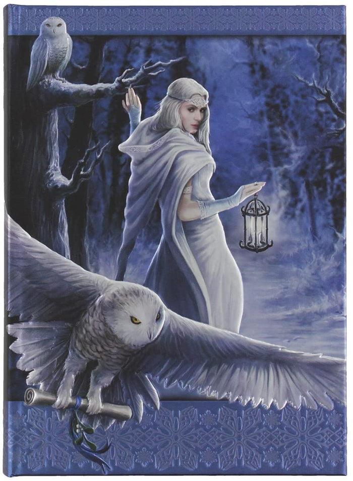 Anne Stoke Curiosity Corner Midnight Messenger With Owl Embossed Journal
