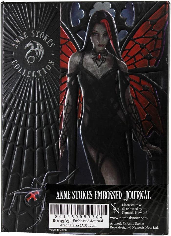 Anne Stokes Aracnafaria Spider Fairy 7" Hard Cover Embossed Collector Journal