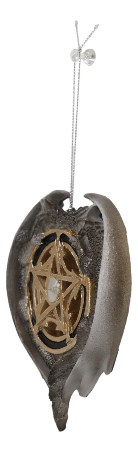 Anne Stokes Fantasy Pentagram Time Magic Dragons Tree Hanging Ornament Figurine