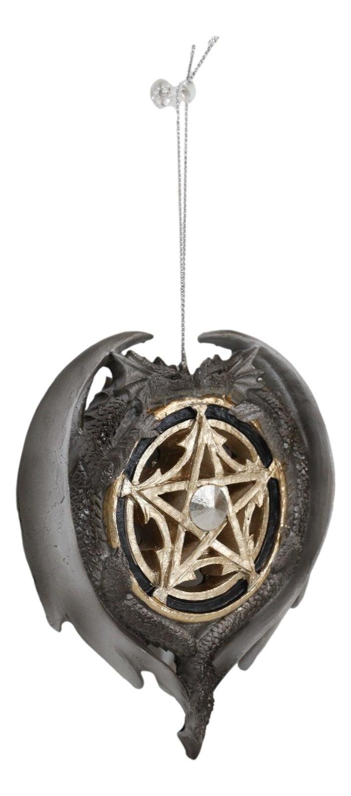 Anne Stokes Fantasy Pentagram Time Magic Dragons Tree Hanging Ornament Figurine