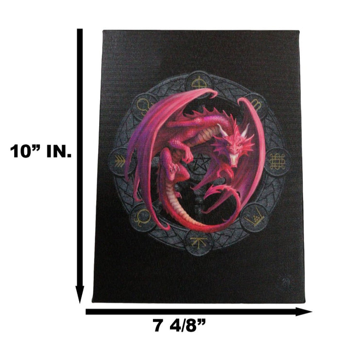 Anne Stokes Lammas Drake Sabbats Wheel Of The Year Dragon Canvas Wall Decor
