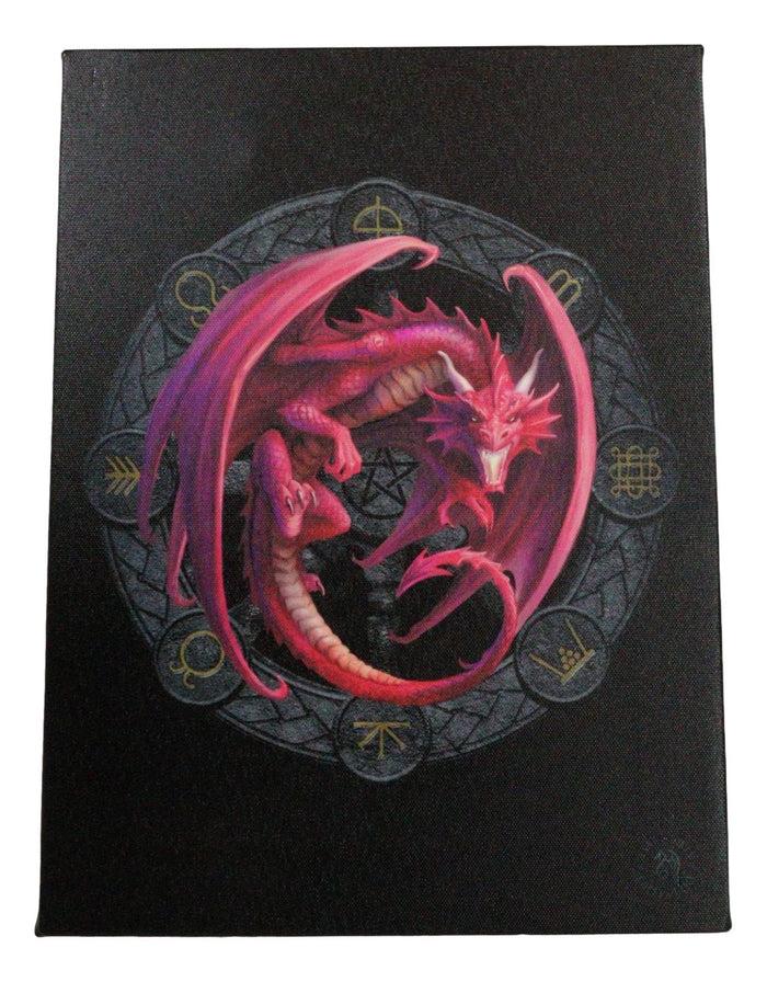 Anne Stokes Lammas Drake Sabbats Wheel Of The Year Dragon Canvas Wall Decor