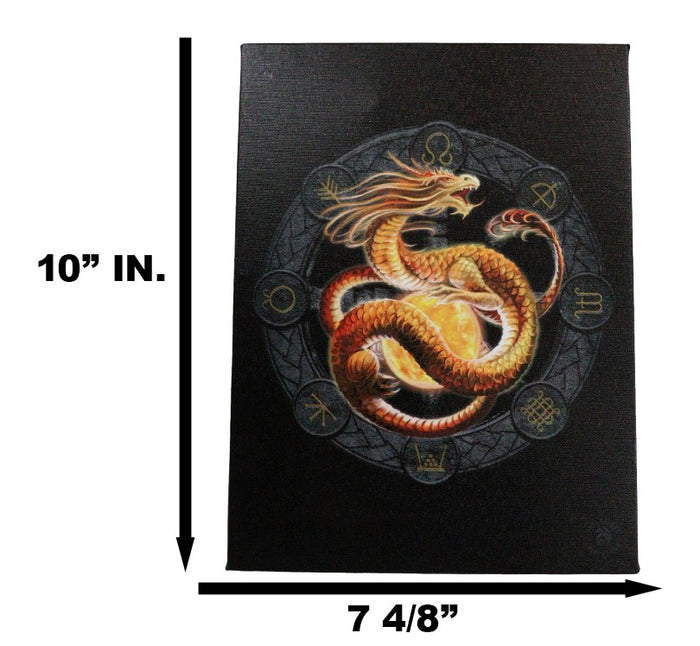 Anne Stokes Litha Drake Sabbats Wheel Of The Year Dragon Canvas Wall Decor