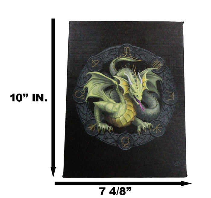 Anne Stokes Mabon Drake Sabbats Wheel Of The Year Dragon Canvas Wall Decor