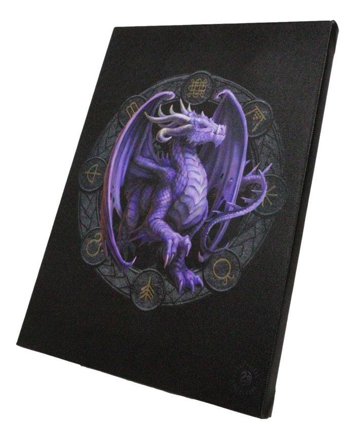 Anne Stokes Samhain Drake Sabbats Wheel Of The Year Dragon Canvas Wall Decor