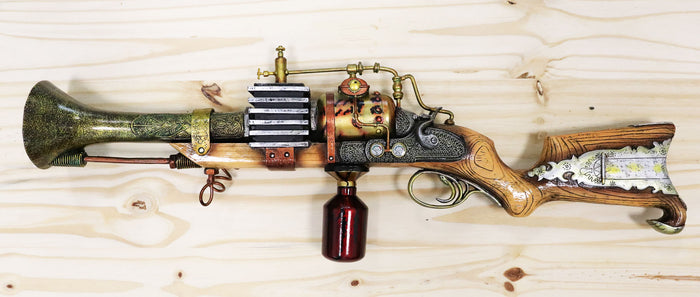 Annialator MK II Steampunk Ionizer Rifle Prototype Cosplay Prop Figurine 29"L