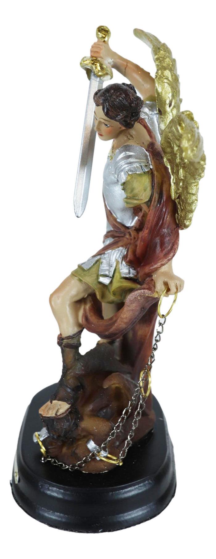 Archangel Michael God's General 5" Inch Holy Religious Figurine Altar Sculpture