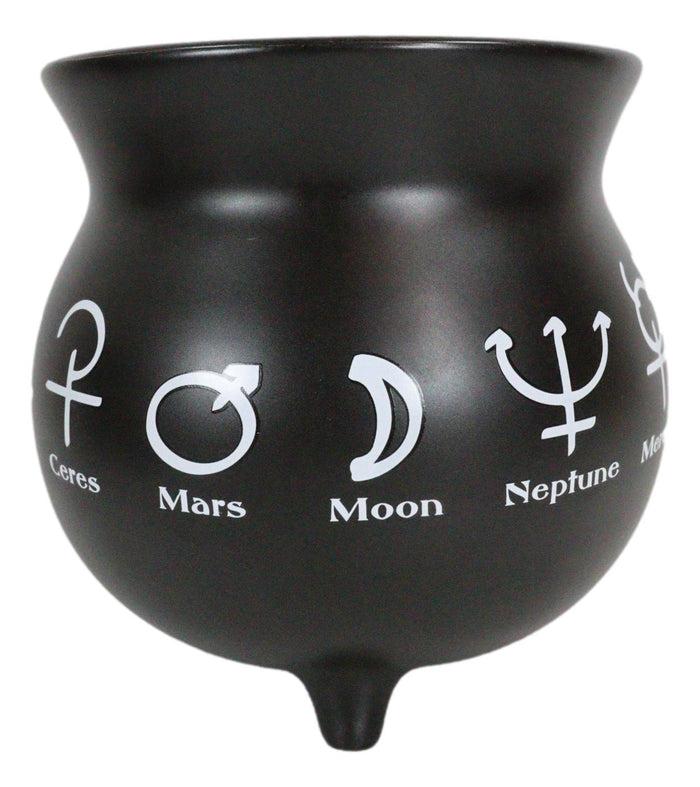 Astrological Solar Alchemy Symbols Cauldron Porcelain Soup Bowl Large Coffee Mug