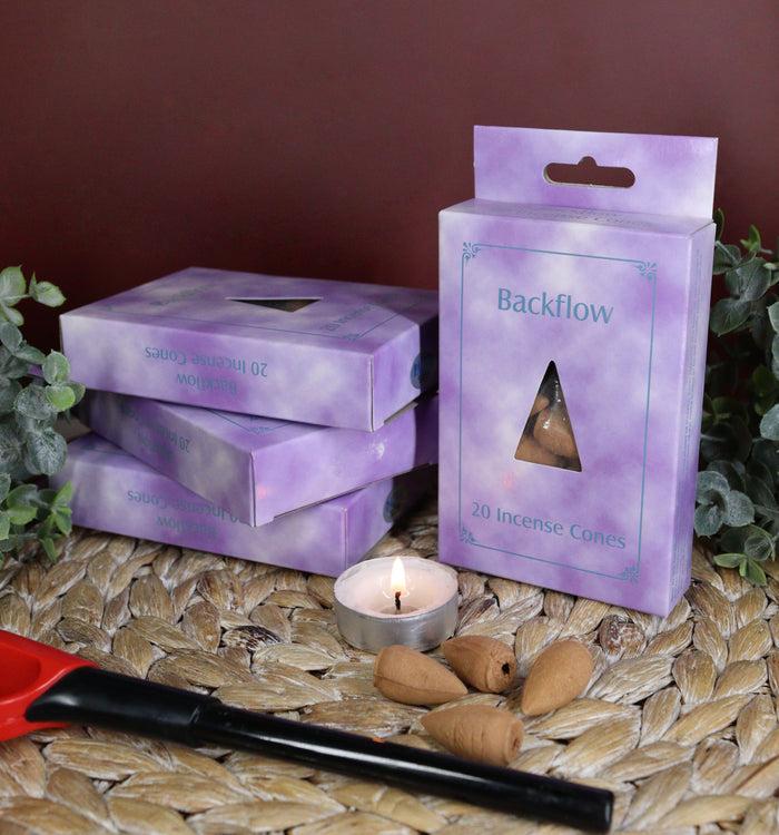 Backflow Incense Cones Pack of 80 Jasmine Lavender Sandal and Rose Scents