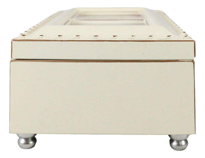 Baptism The Lord's Spirit Descends Like A Dove Matte Cream Musical Trinket Box