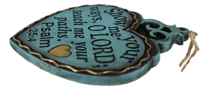 Bible Verses Christian Fish Ichthys Angel Heart Wall Or Tree Ornaments Set Of 3