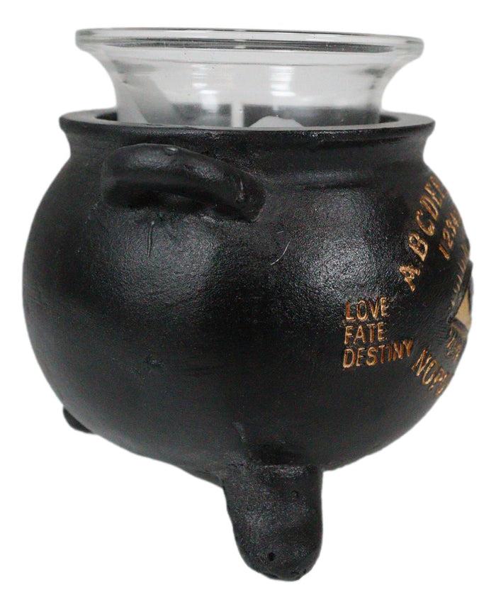 Black Magic Spirit Board Ouija Evil All Seeing Eye Cauldron Votive Candle Holder