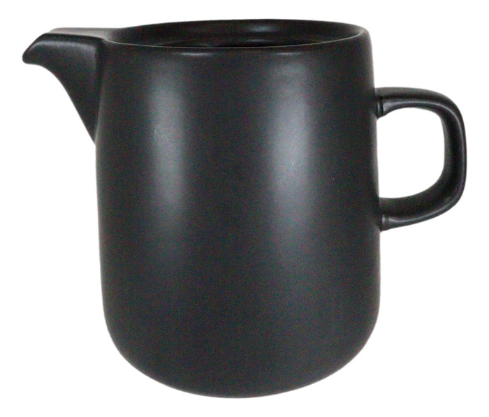 Black Porcelain Coffee Maker Carafe Pot With Pour Over Dripper Filter Cup Set