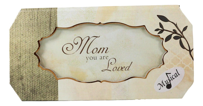 Blessings Memories Love Joy Mom You Are Loved Wind Up Musical Mirror Trinket Box