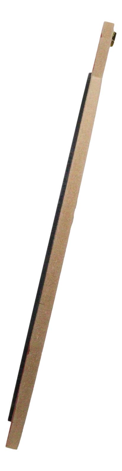 Bobber Shaped MDF Wood Fishing Line Rod Hook And Fish Wall Decor Plaque 14.75"H