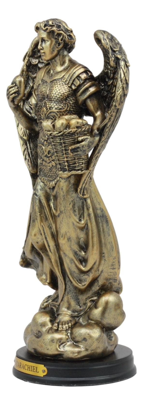 Byzantine Catholic Church Archangel Saint Barachiel Statue 8"H God's Provision