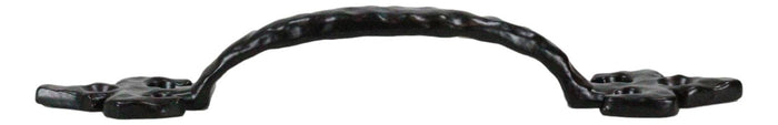 Cast Iron Rustic Black Fleur De Lis Drawer Cabinet Door Pulls Hardware 4 Pack