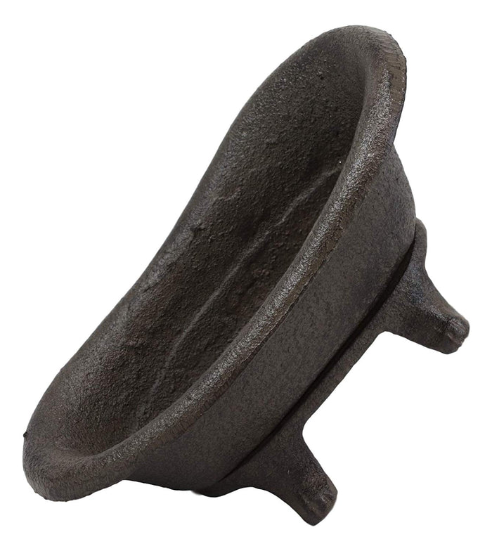 Cast Iron Rustic Bronze Bathtub Miniature 8"L As Tray Or Dish For Bar Soap Coins