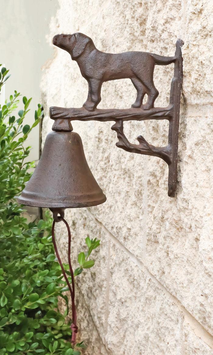 Cast Iron Rustic Vintage Western Puppy Dog Door Wall Dinner Yard Farm Bell Cast Iron Rustic Vintage Western Puppy Dog Door Wall Dinner Yard Farm Bell