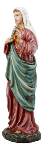 Catholic Sacred Heart Of Mary Statue Immaculate Compassion Of Madonna Devotion