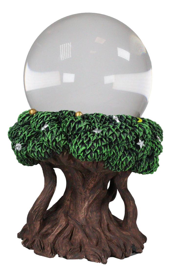 Celtic Archetype Yggdrasil Cosmic Tree Of Life With Celestial Bodies Gazing Ball