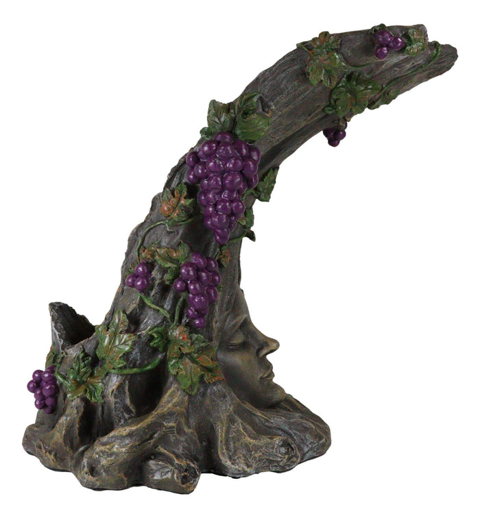 Celtic Forest Tree Ent Greenwoman Bacchus Wine Glasses And Bottle Holder Valet