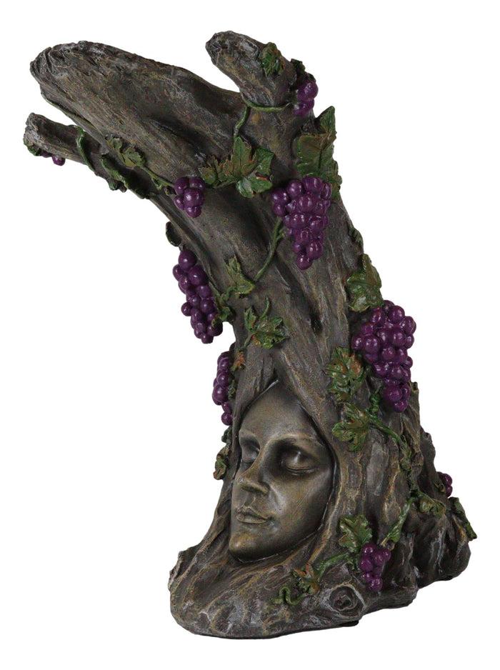Celtic Forest Tree Ent Greenwoman Bacchus Wine Glasses And Bottle Holder Valet