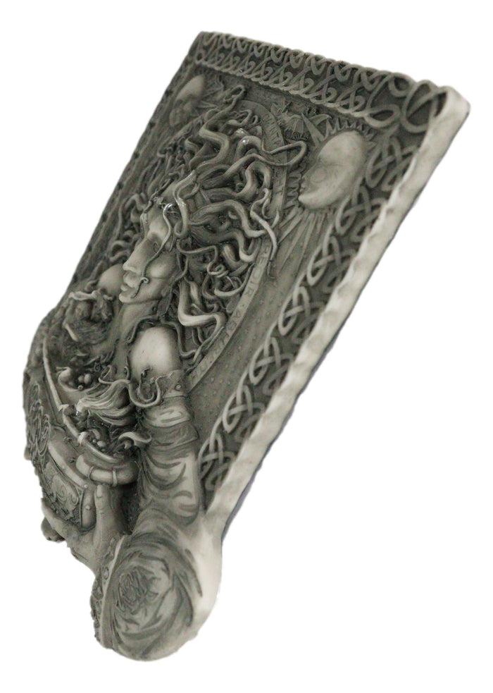 Celtic Goddess Of Rebirth Cerridwen With Magical Potions Cauldron Wall Decor