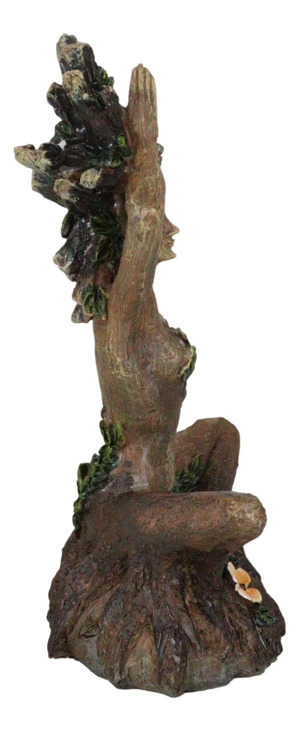 Celtic Greenwoman Tree Woman Gaia Dryad Ent Earth Goddess Yoga Pose Figurine
