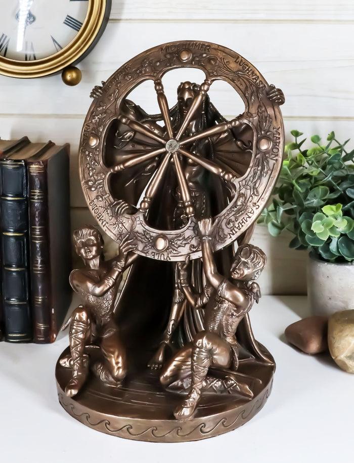 Celtic North Star Moon Goddess Arianrhod Figurine Cosmic Wheel Of The Year