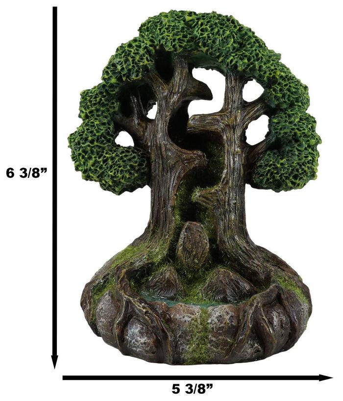Celtic Sacred Tree Of Life Yggdrasil Earth Goddess Backflow Incense Cone Burner