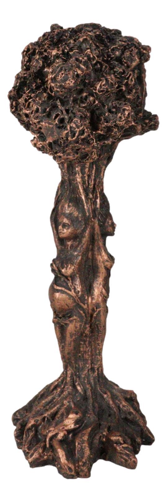 Celtic Tree Gaia Dryad Ent Triple Goddess Moon Maiden Mother And Crone Figurine