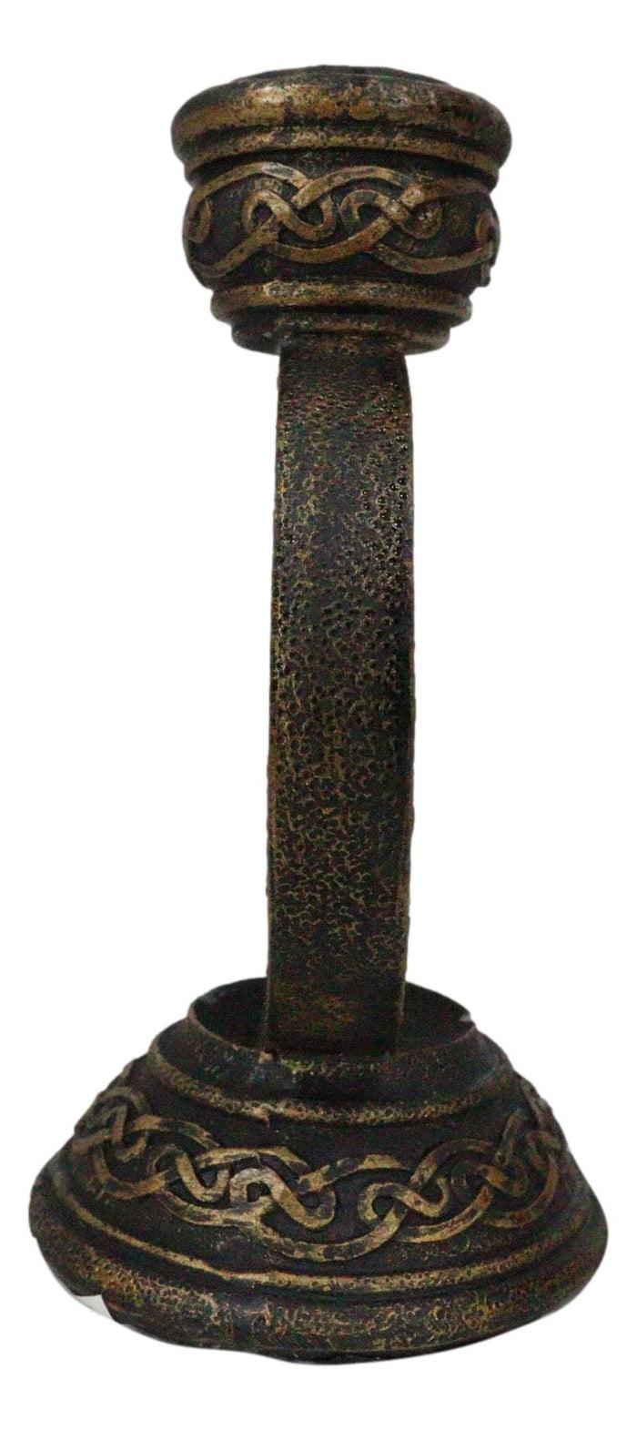 Celtic Witchcraft Wicca Sacred Pentagram Circle Backflow Incense Burner Figurine