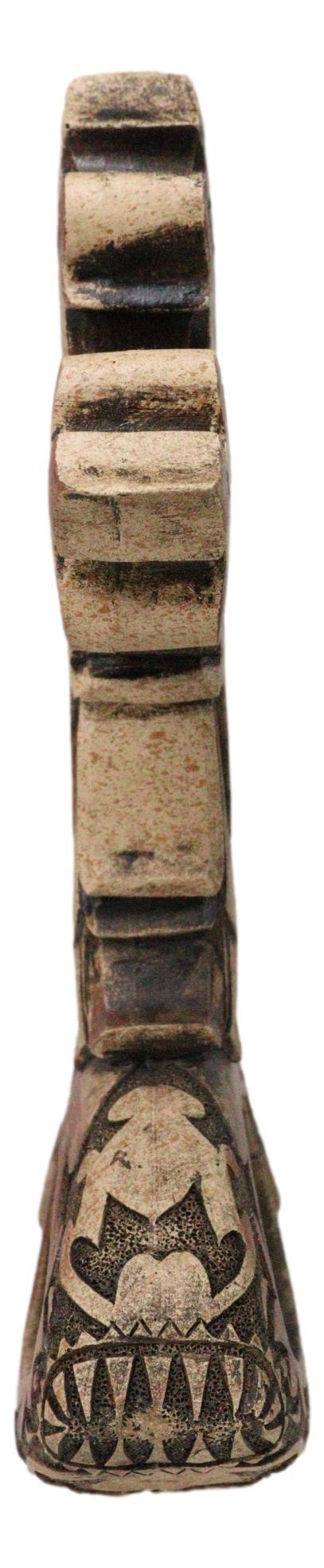 Christian Tuscany Scrollwork Cross On Jesus Fish Ichthys Base Faux Wood Figurine