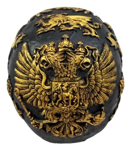 Coat Of Arms Templar Saint George Skull Figurine Royal Lion Heraldry Le Fleur