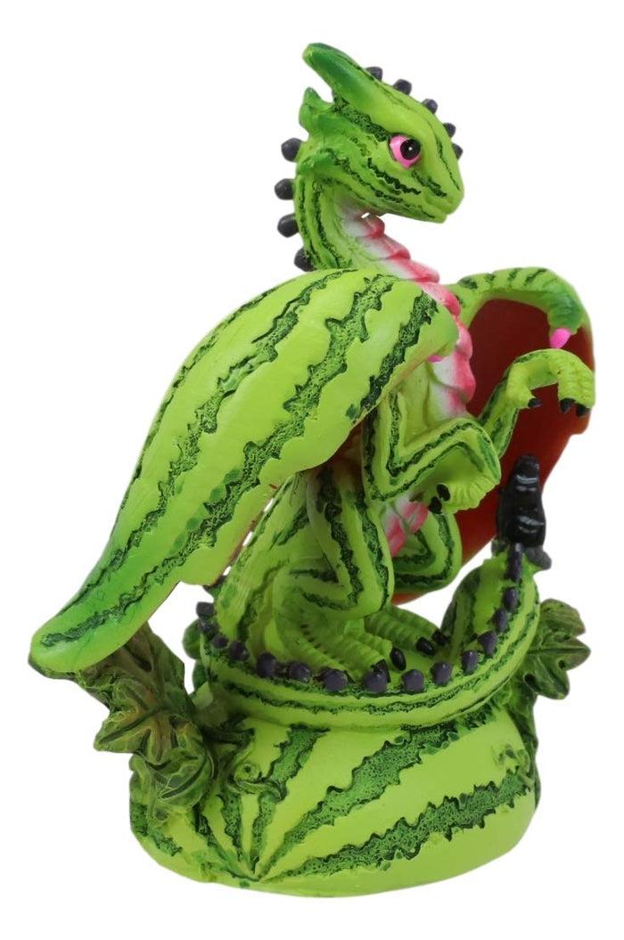 Colorful Garden Tropical Watermelon Green Thumb Dragon Statue Stanley Morrison