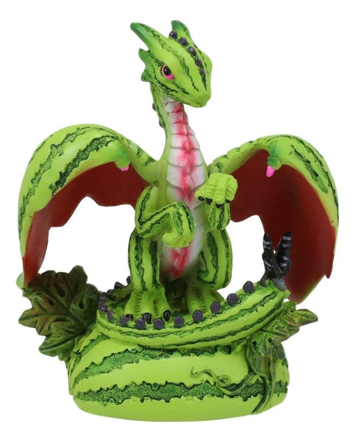 Colorful Garden Tropical Watermelon Green Thumb Dragon Statue Stanley Morrison