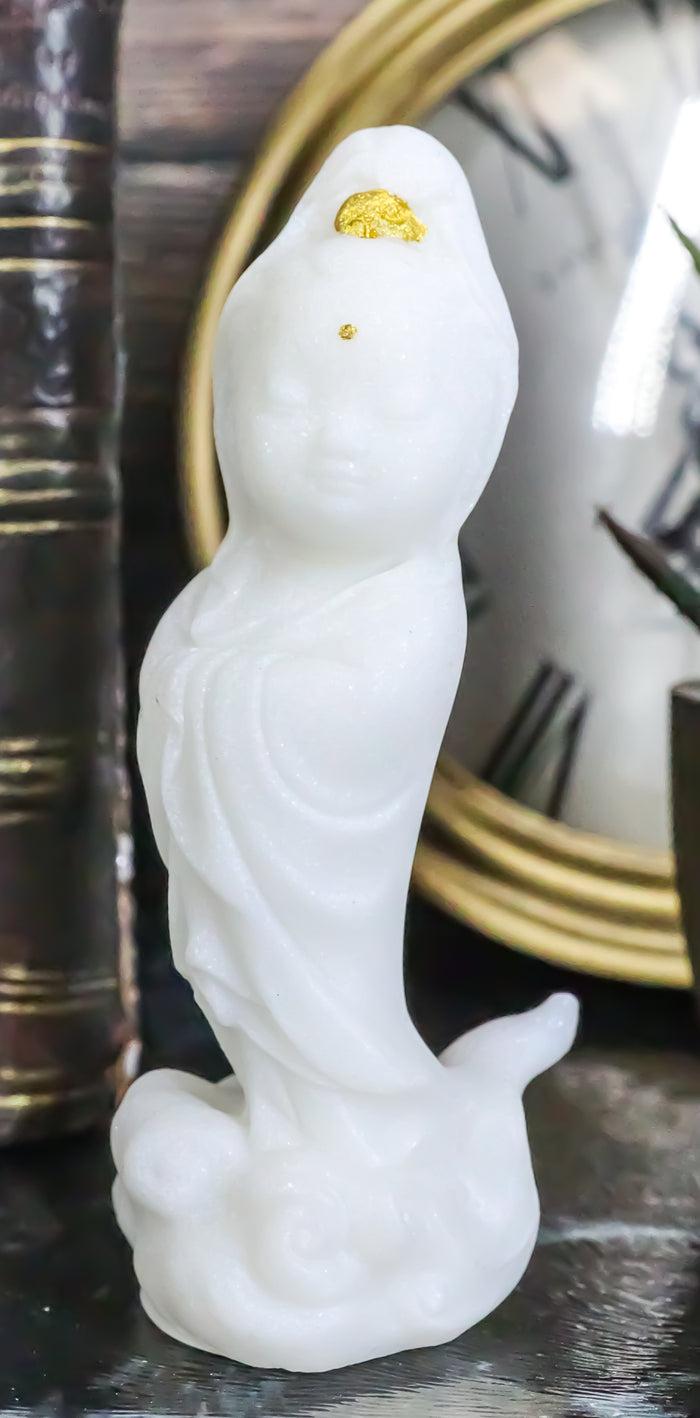 Cultural Art Standing Ti Kuan Yin Buddha Feng Shui Zen Vastu Mini Figurine Cultural Art Standing Ti Kuan Yin Buddha Feng Shui Zen Vastu Mini Figurine