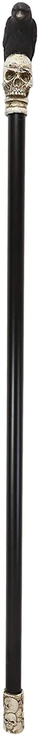 Dark Raven Crow On Skull Walking Cane Ghosts Of Silent Hill Resin Fiber Glass