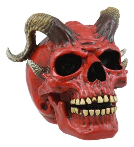 Day Of The Dead El Diablo Horned Devil Skull Statue Hell Spawned Imp Ram Demon