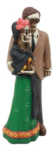 Day Of The Dead Skeleton Lovers Couple Frida And Diego Mexican Artists Figurine