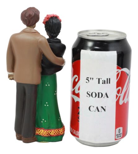 Day Of The Dead Skeleton Lovers Couple Frida And Diego Mexican Artists Figurine