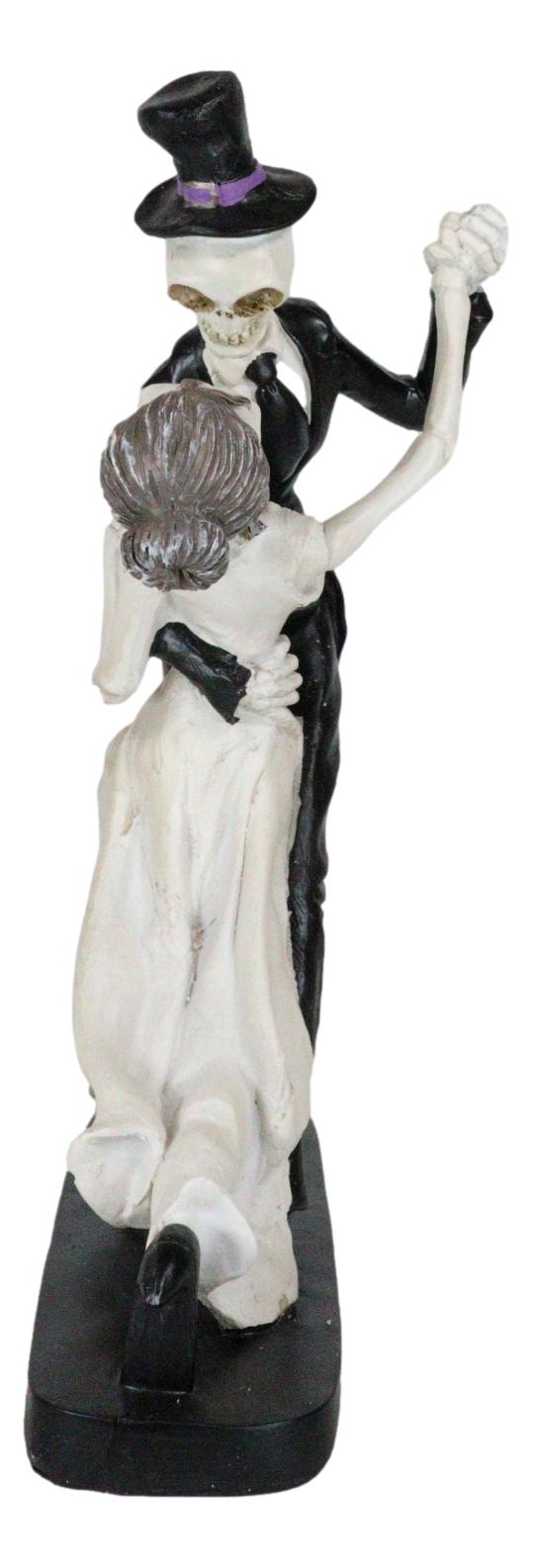 Day Of The Dead Voxtrot Wedding Dance Skeletons Bride And Groom Couple Figurine